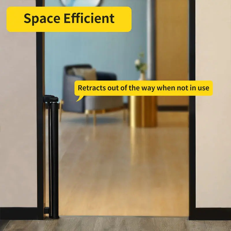 Retractable Mesh Safety Gate