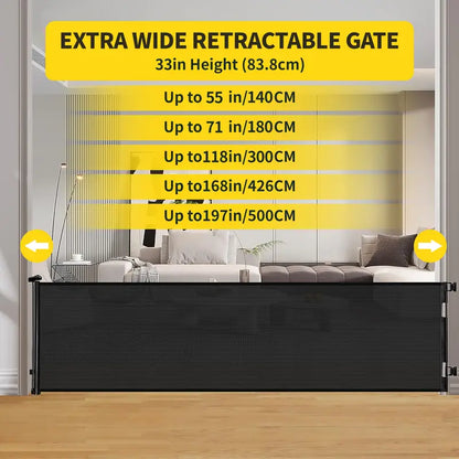 Retractable Mesh Safety Gate